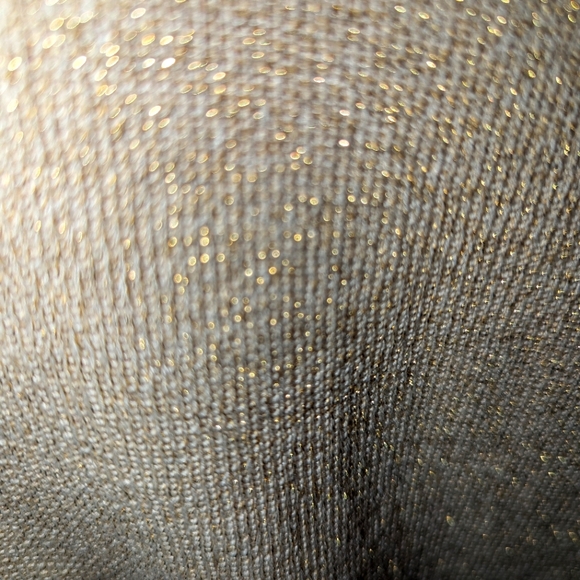 Shimmer cream/gold tunic top - Picture 5 of 5